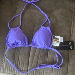 Purple Bikini Top New with Tags